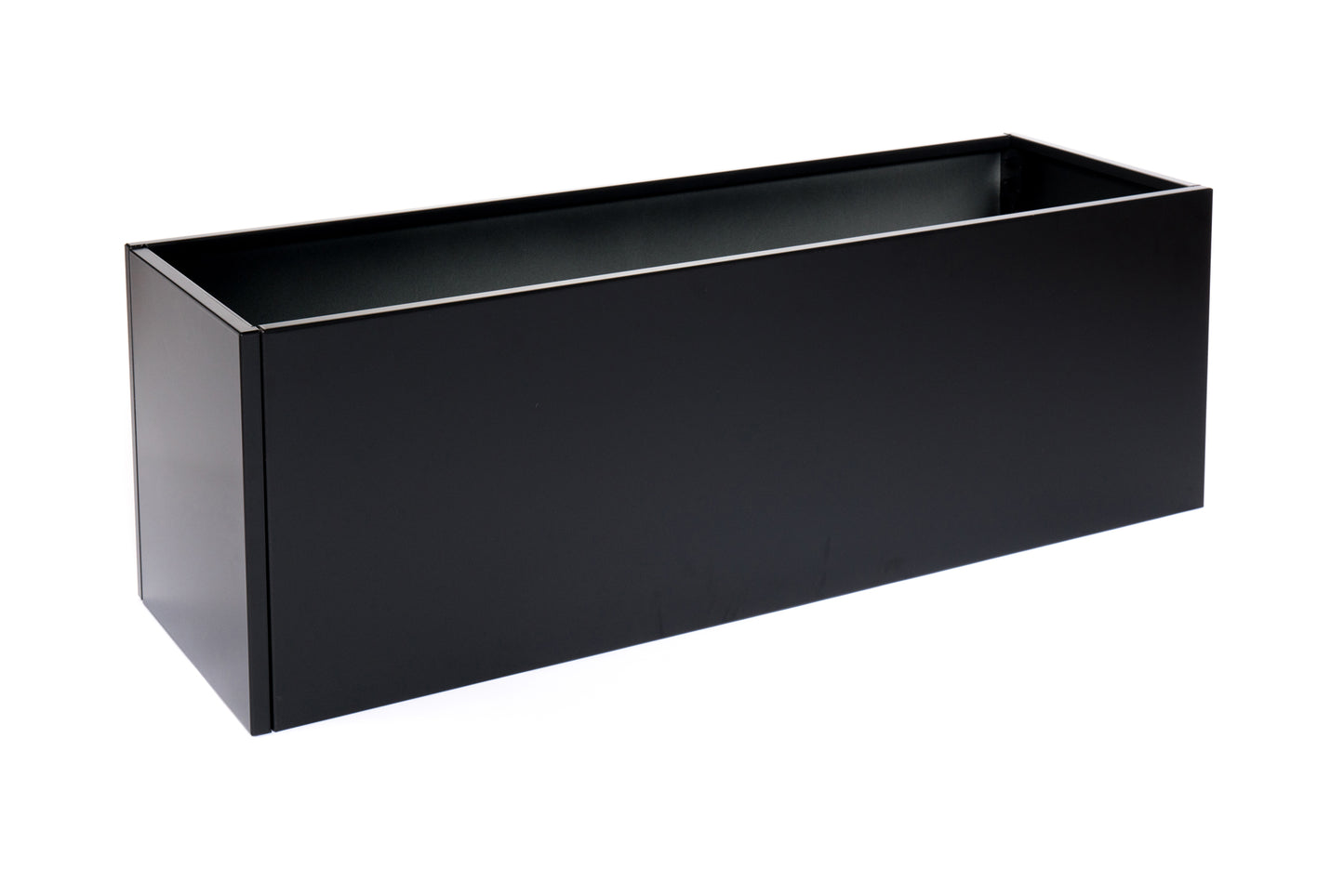 Plantekasse PRO Grafit sort B45xL125XH50cm med bund