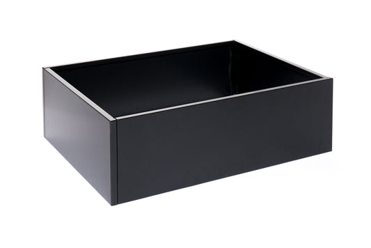 Sort højbed B60xL80xH25 uden bund