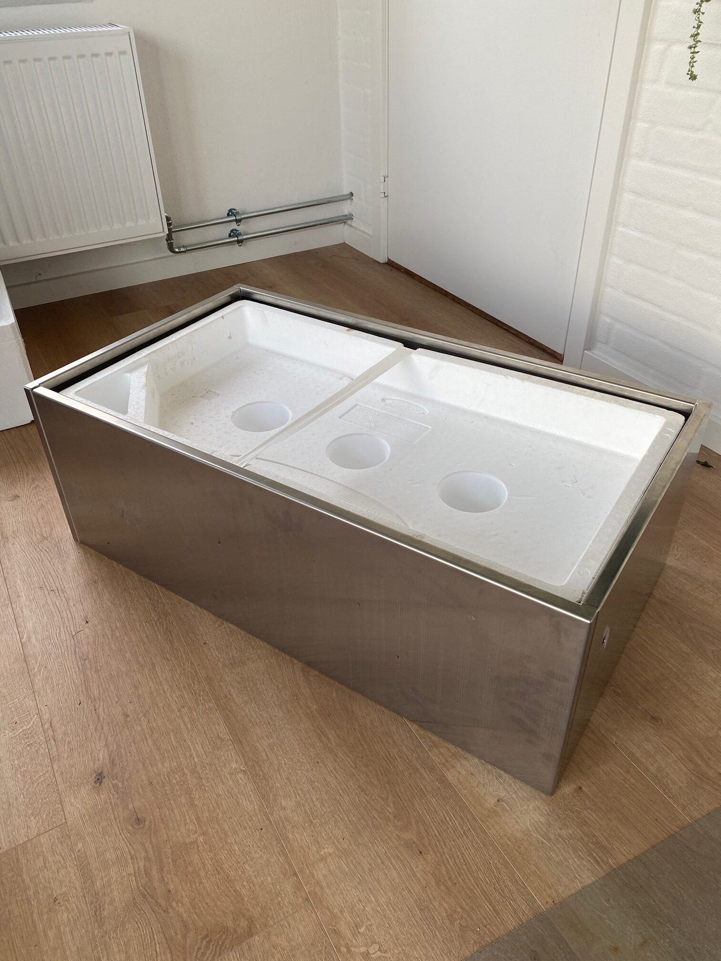 2pk. sider sort kapilærkasse 90cm