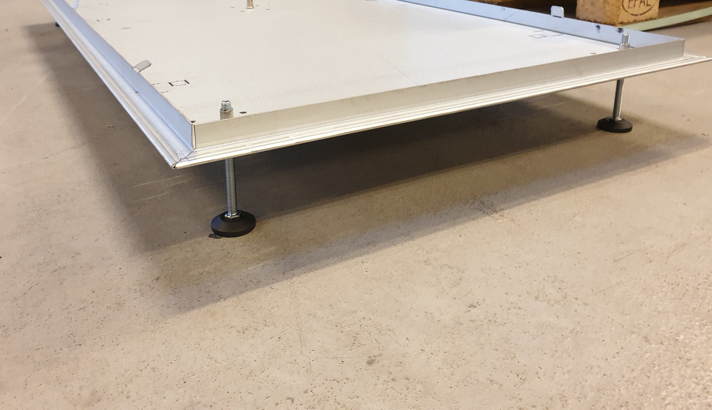 Bundplade galvaniseret jern 60x120cm