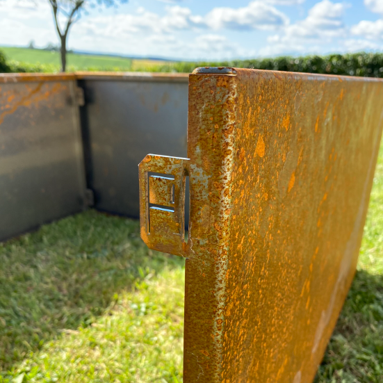 2pk. PLANT40 Corten stål 80cm