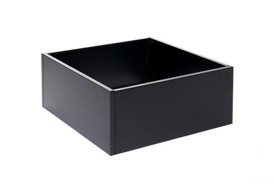 Sort højbed B60xL60xH25 uden bund