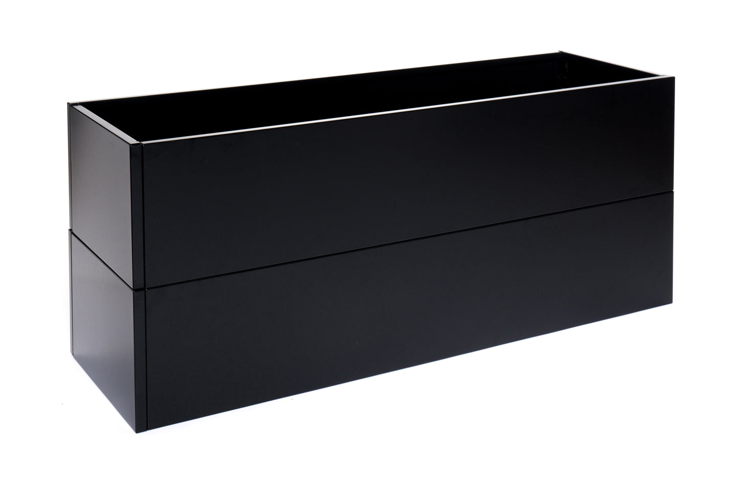 Raised bed Black W25xL120xH50 no base