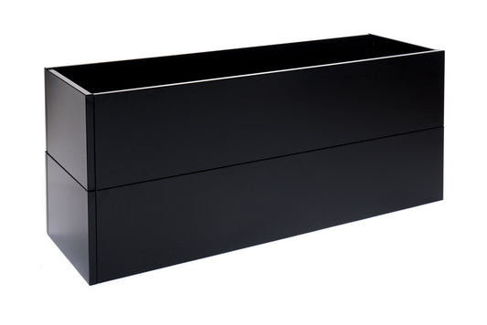 Raised bed Black W25xL120xH50 no base