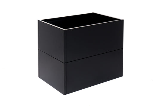 Sort højbed B40xL60xH80 uden bund