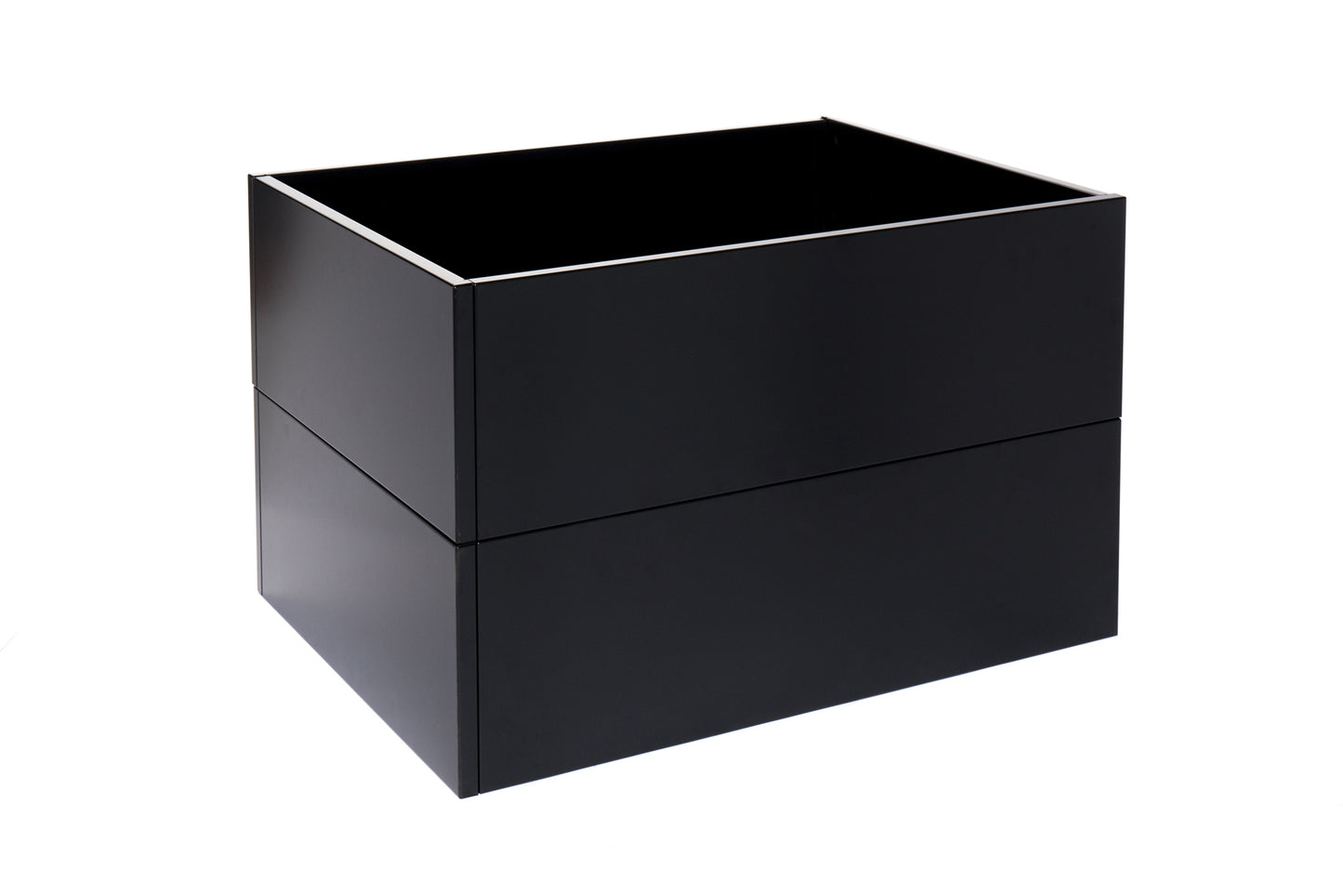 Sort højbed B60xL80xH80 uden bund