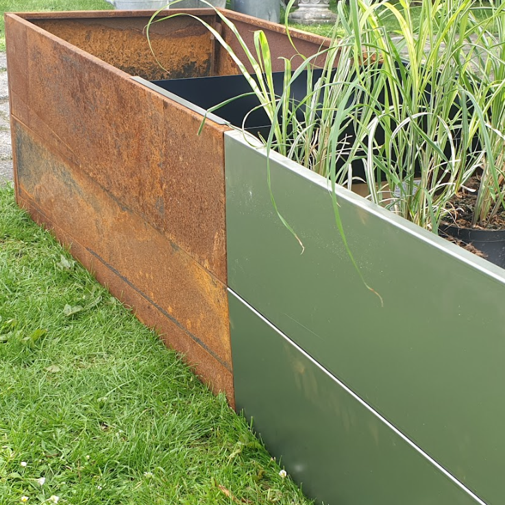 2pk. PLANT40 Corten stål 40cm