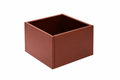 Planter with/without base | Aluminium | 80x80x25 cm