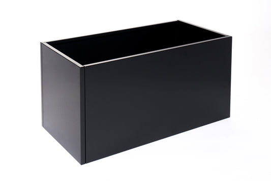 Planter Black W50xL90xH31 with base (f. self watering unit)