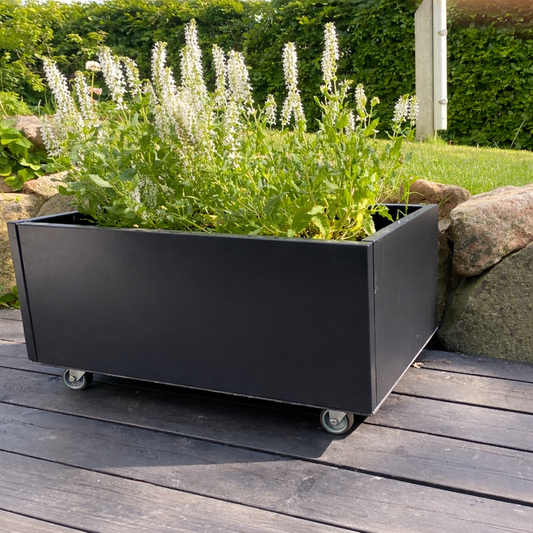 Planter Classic 40x80 H25cm On Wheels/Legs