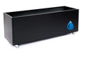 Planter PRO Graphite Black W45xL125xH50 on Wheels - Including waterkit
