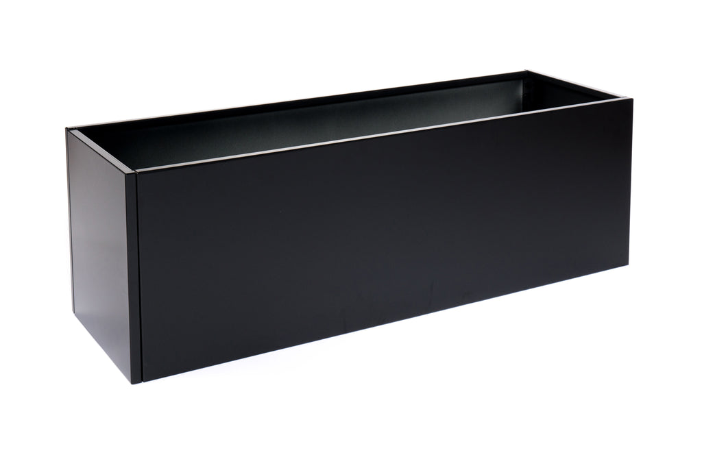 Planter PRO Graphite Black W45xL125xH50 With Base