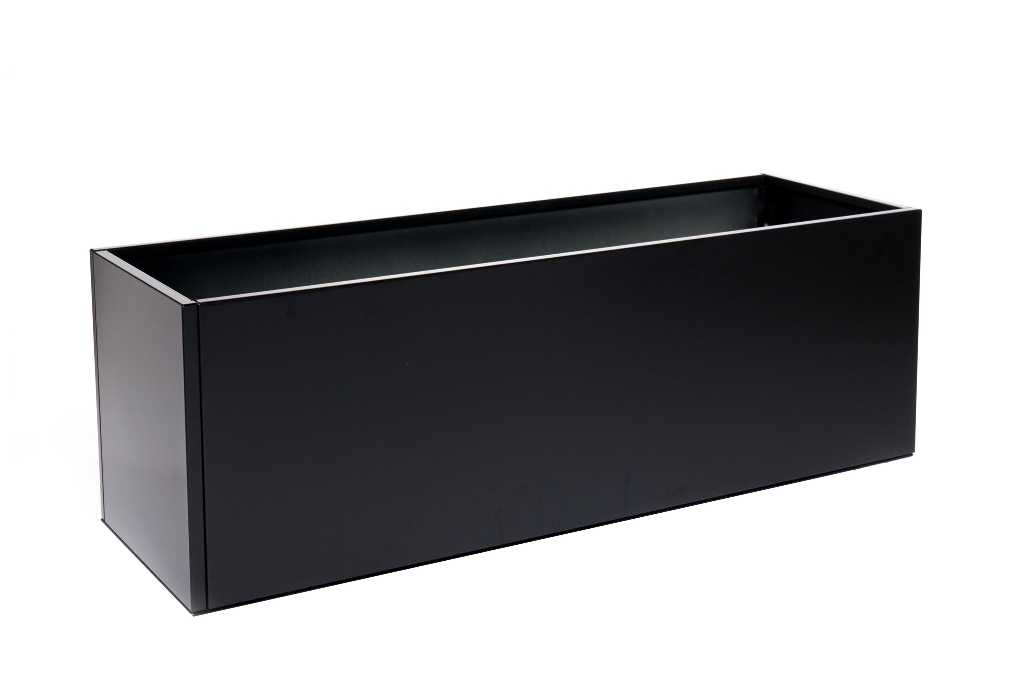 Raised bed Black W40xL120xH40 with base