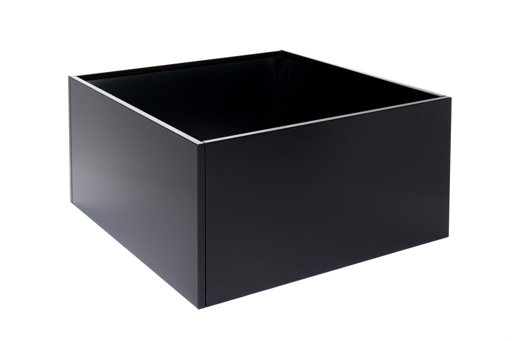 Planter PRO Graphite Black W85xL85xH50 With base