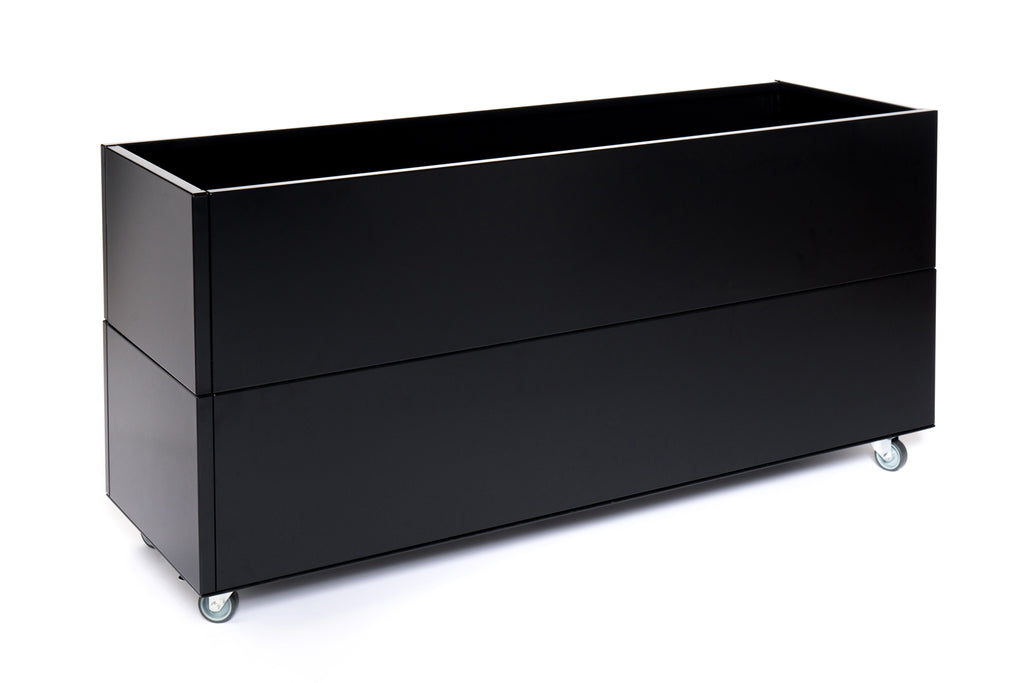 Plantenbak Classic 40x120 H50 cm op wielen/poten