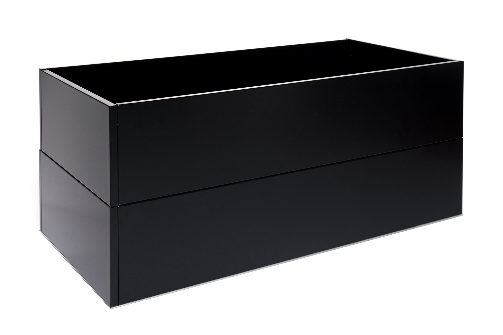 Sort højbed B60xL120xH50 med bund