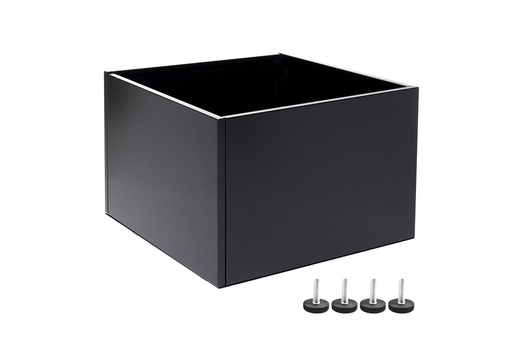 Planter PRO Graphite Black W85xL85xH50 on legs