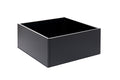 Raised bed Black W60xL60xH25 with base