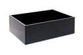 Raised bed Black W60xL80xH25 with base