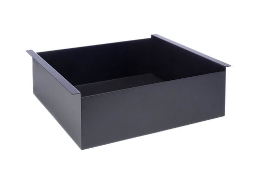 Tray black 40x40cm Height 12cm