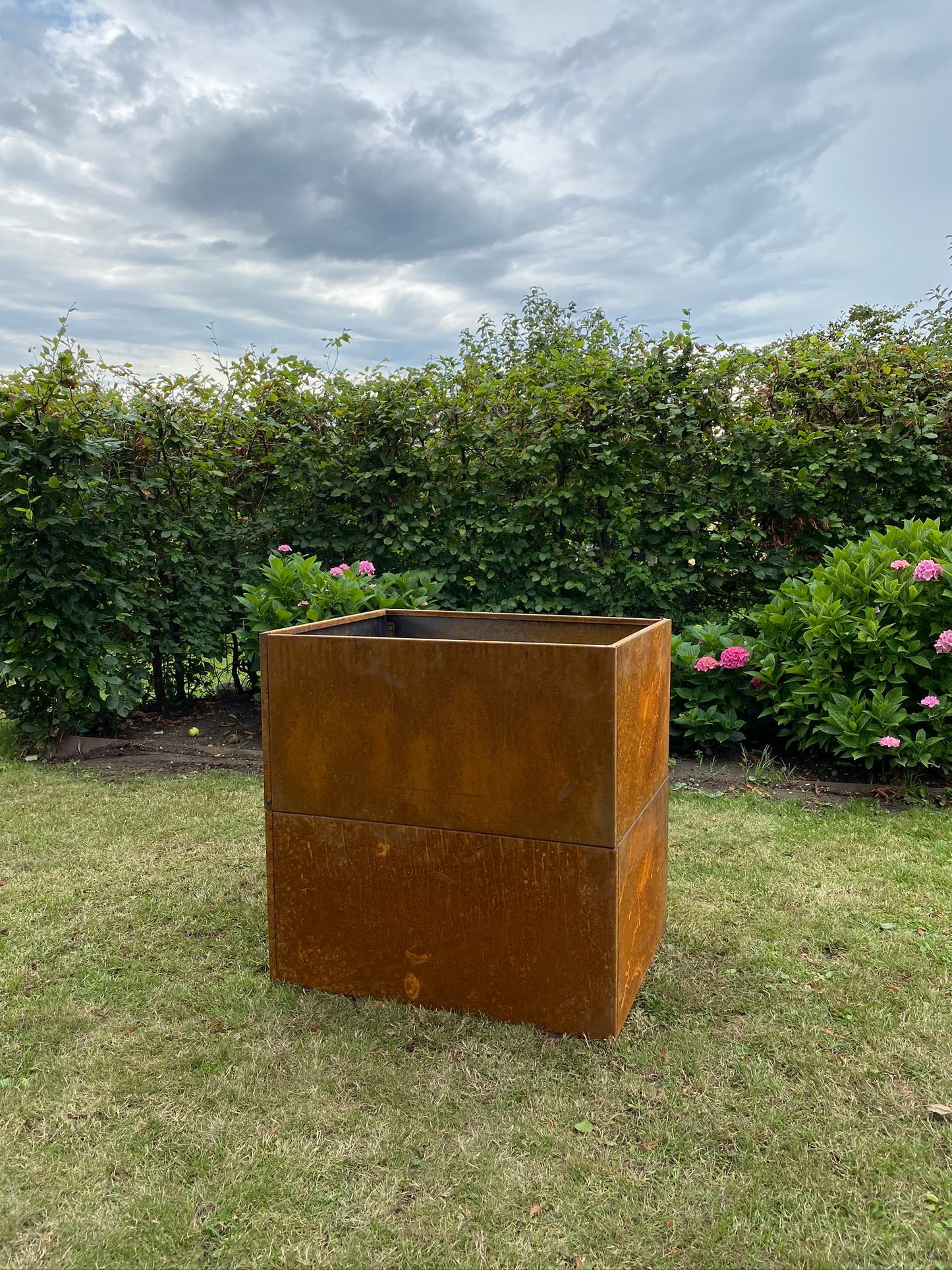 Raised bed Corten steel(rust) W40xL80xH80 with base