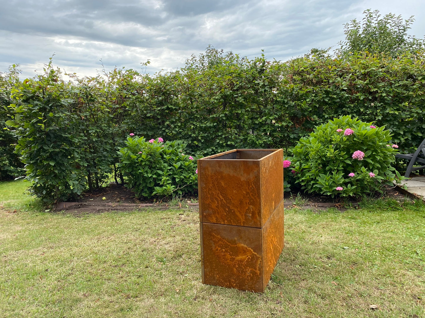 Raised bed Corten steel(rust) W40xL40xH80 no base