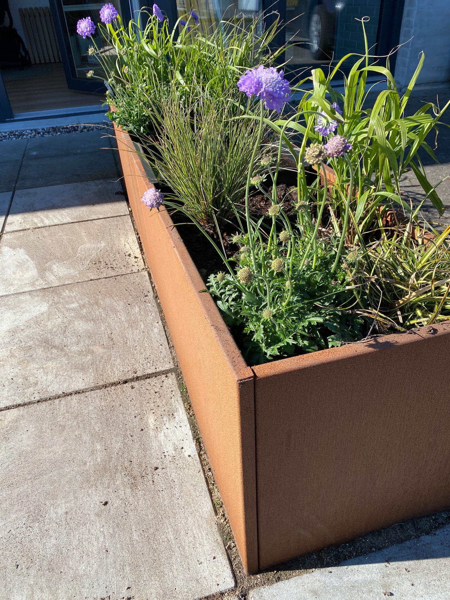 Raised bed Corten steel(rust) W40xL80xH80 with base