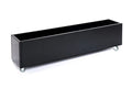 Planter with wheels / legs | Aluminium | 25x120x25 cm