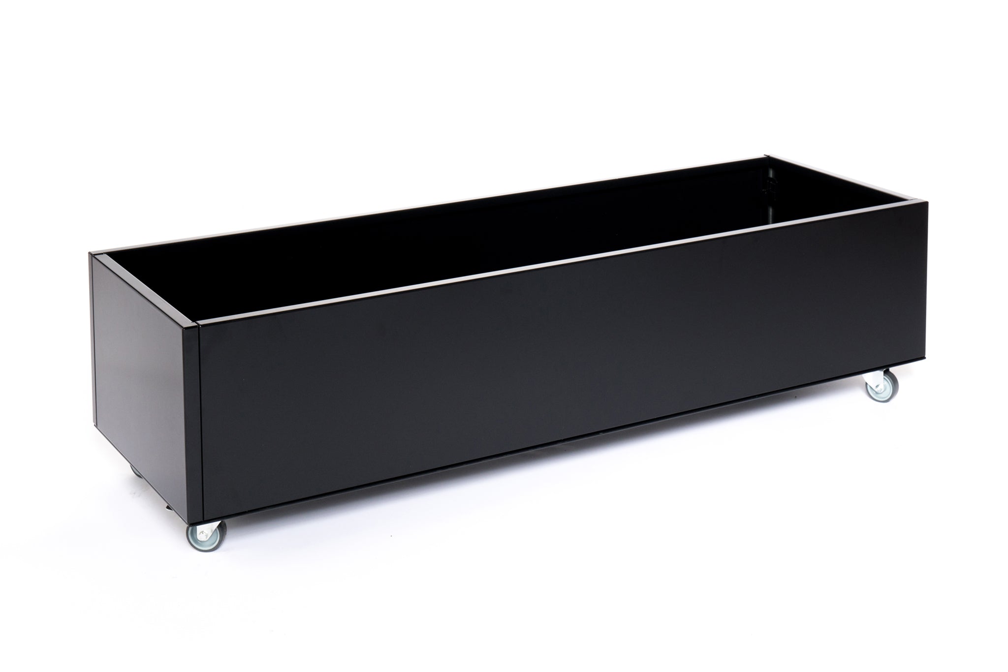 Planter with wheels / legs | Aluminium | 25x120x25 cm