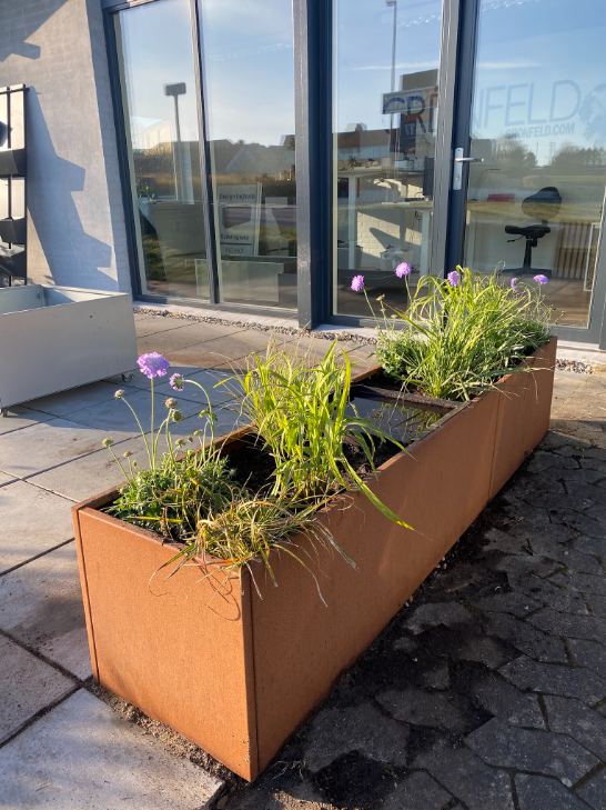 Raised bed Corten steel(rust) W40xL40xH40 no base