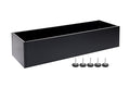 Planter Black W40xL120xH25 on legs
