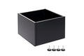 Planter Black W40xL40xH25 on legs