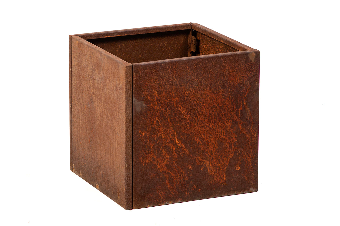 Planter Corten steel W40xL40xH40 on wheels