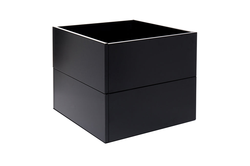 Sort højbed B60xL60xH50 med bund