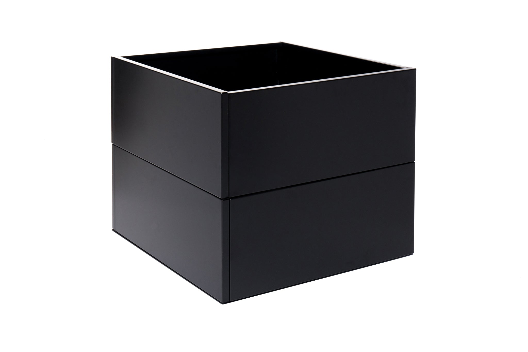 Sort højbed B60xL60xH50 med bund