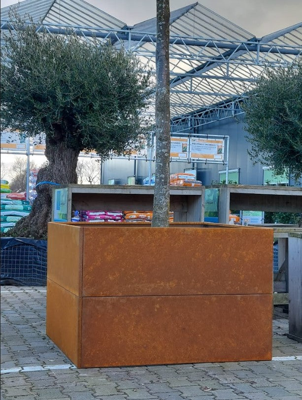 Corten højbed B40xL238xH80 uden bund