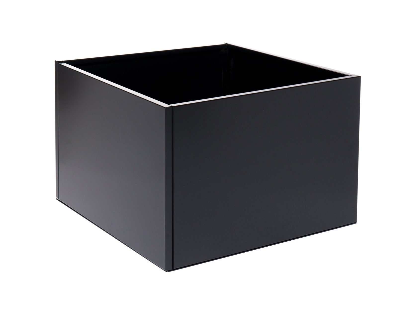 Raised bed Black W60xL60xH40 with base